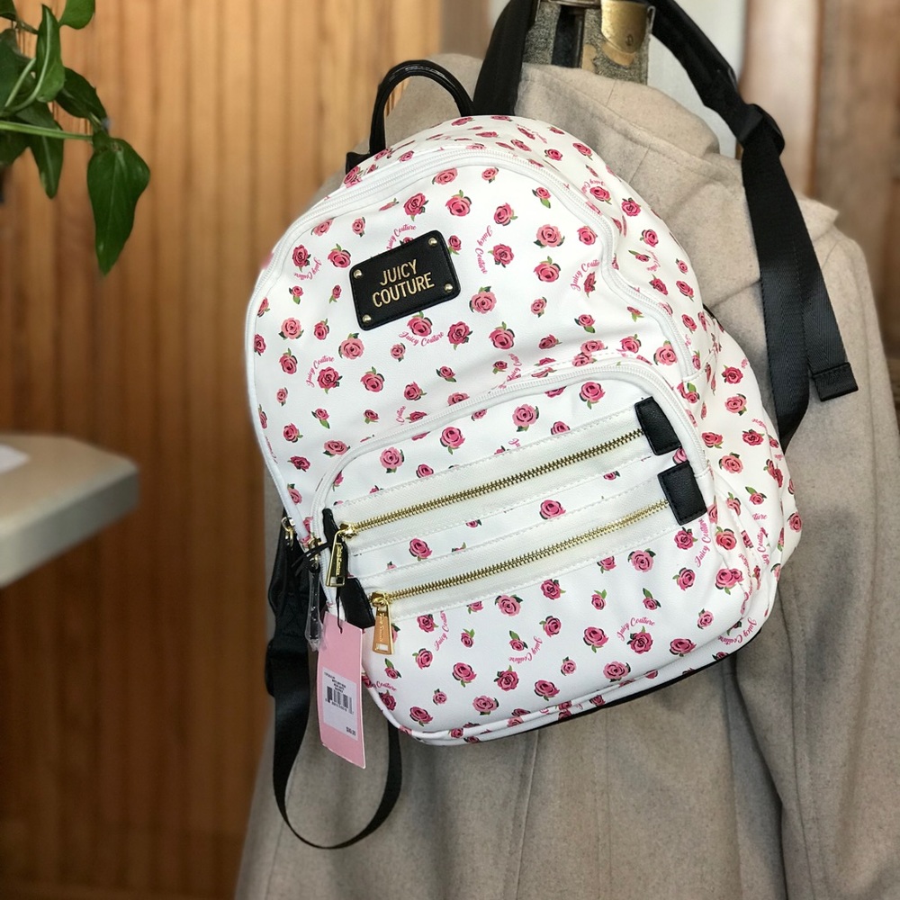 Juicy couture rose backpack net - Picture 1 of 17